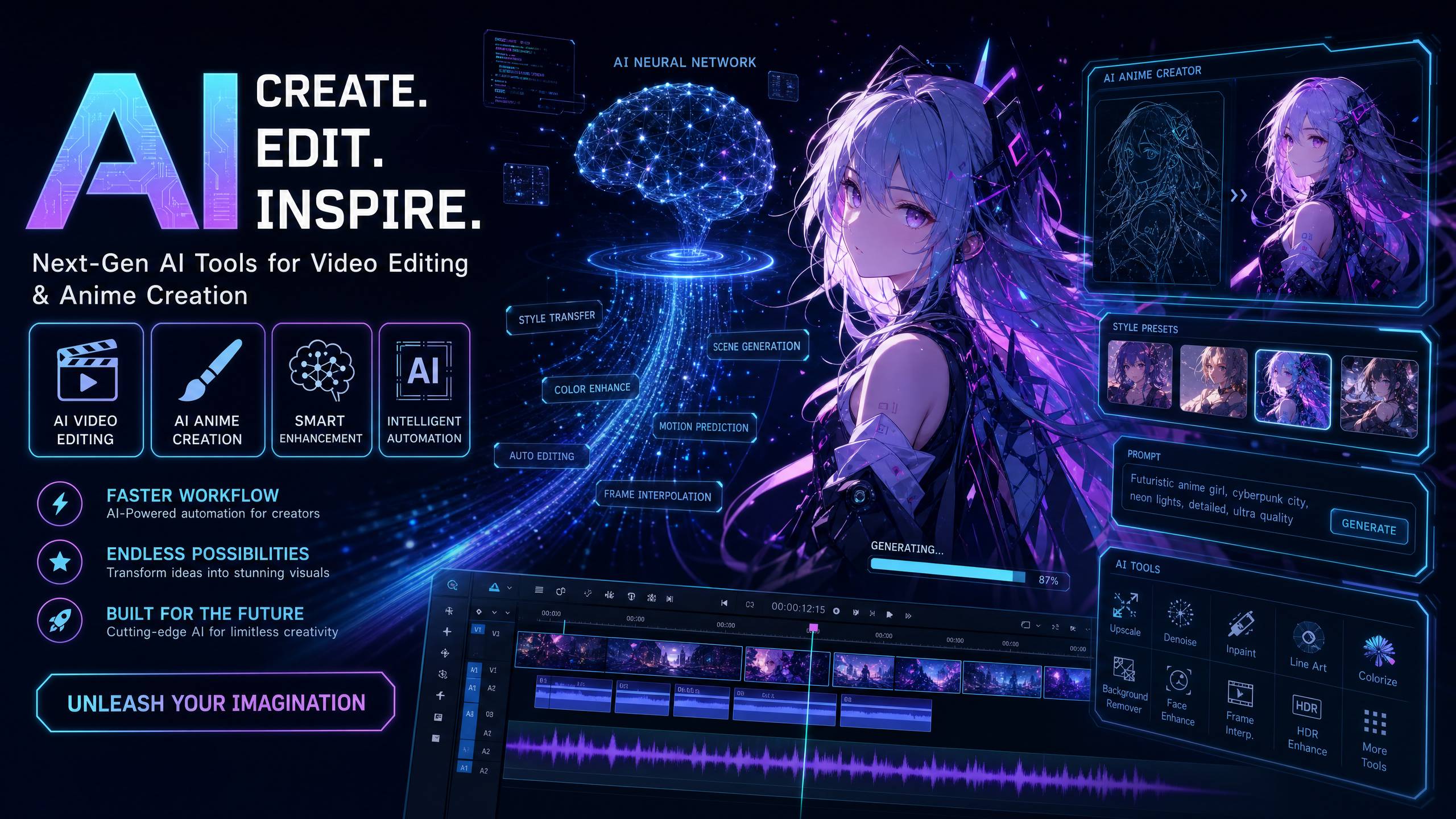 捷克街头AI动漫创作工具平台